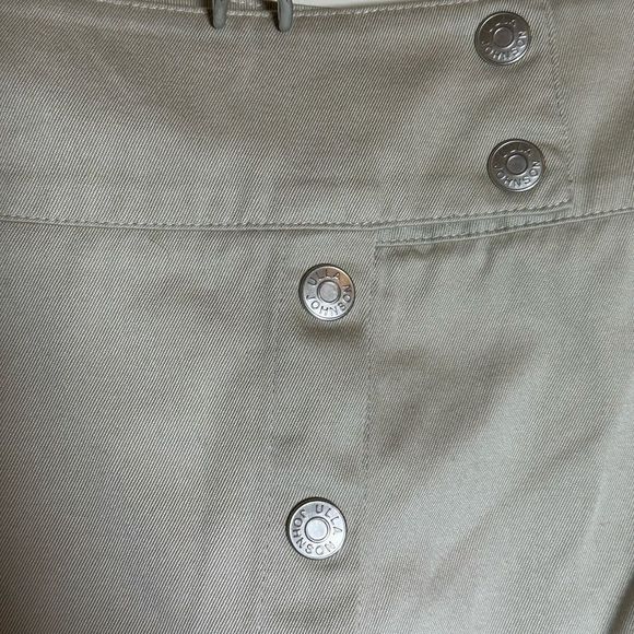 Ulla Johnson pencil skirt Beige silver button  8 Ulla Johnson tan career pencil - Picture 12 of 15